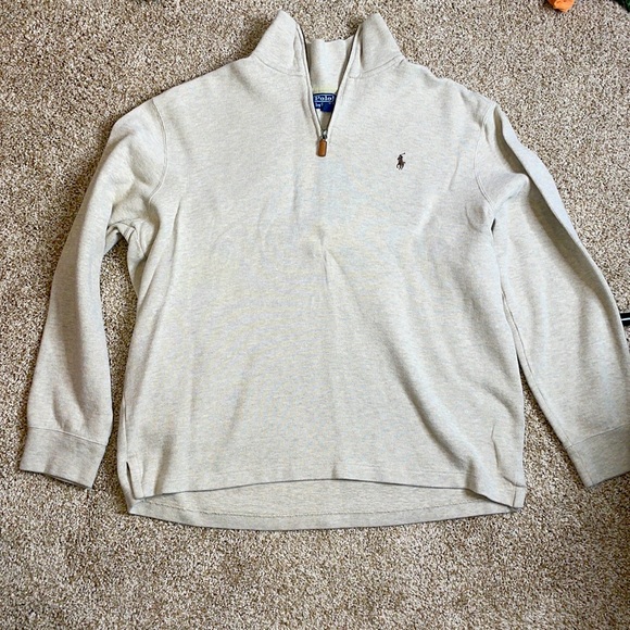 Polo Ralph Lauren Other - Beige polo quarter zip sweater